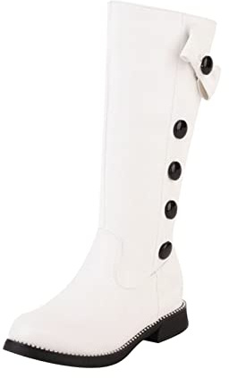 Botas De mujer Tacón Elegante Media Botas Punta redonda Botas sin cordones | Botas vaqueras tacón bloque tobillo moda botas mujer con cremallera lateral botas de moto monocolor botines