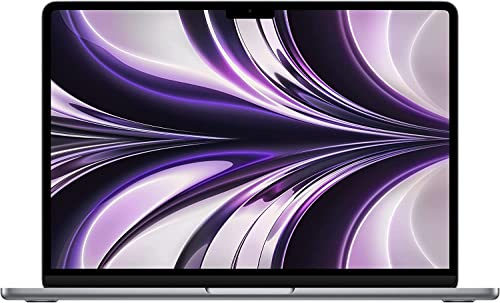Apple 2022 MacBook Air with Apple M2 Chip, 13-inch, 8GB RAM, 256GB SSD Storage - Space Gray (Renewed)