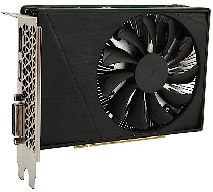 Septpenta Carte Graphique pour GTX1660S, Technologie 8K HDR 1530 MHz 14000 MHz Carte Graphique de Jeu à Ventilateur Unique, Interface Displayport HDMI DVI 6G GDDR6 192 Bits pour Ordinateur de Bureau