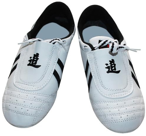 Generisch Boxschuhe Training Wrestling Schuhe Lange Stiefel Boxschuhe Wettkampftraining Schuhe Herren Sand (White, 43)