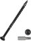 DTGN #9x3 Deck Screws - 65Pack - Good for Fences, Frames, Farms, Outdoor Furniture - Carbon Steel Wood Screw Decking Screw W/ T25 Torx Star Drive Bit - Black