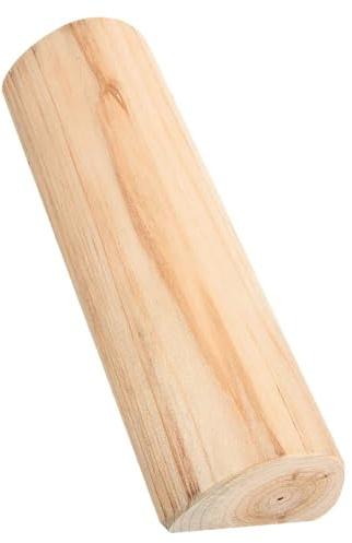 NihaoWXM Sauna Kopfstütze Holz Sauna-Kopfstütze, Bogenform, solides Holzkissen for den Saunaraum, Komfort-Entlastungs-Stützkissen