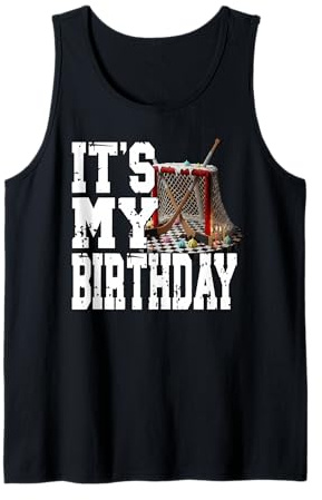 It's MY CUMPLEAÑOS Jugadores de Hockey día Especial Palo de Patinaje Camiseta sin Mangas