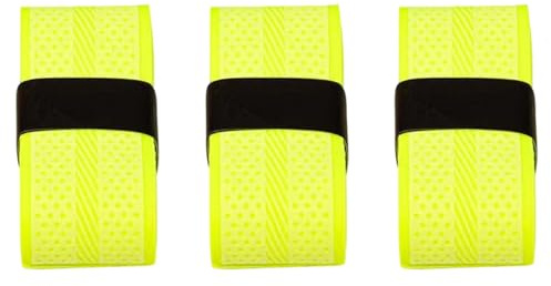 APGLSXY 3 cintas de agarre para raqueta de bádminton, planas, antideslizantes, resistentes al desgaste, mango absorbente del sudor para deportes, fitness, agarre de raqueta de alta elasticidad