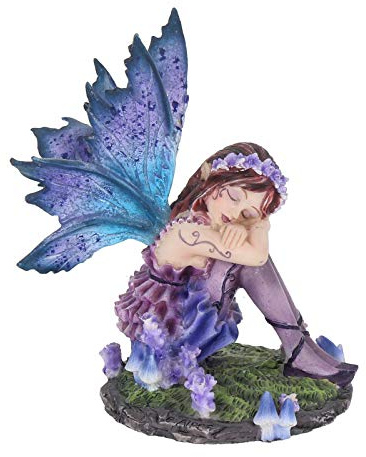Nemesis Now Akina - Figura Decorativa (12,5 cm), Color Morado