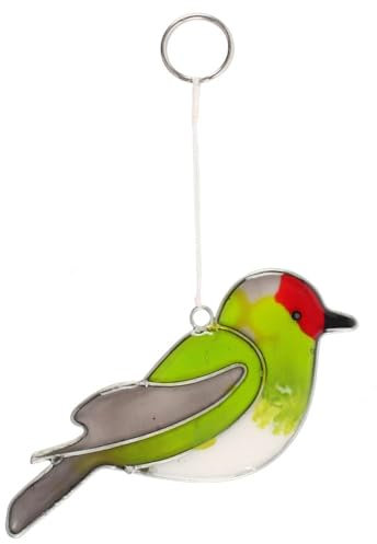 Jones Home & Gift Goldfinch Bird Colourful Hanging Suncatcher Kitchen Window Garden Decorative Mobile