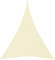 vidaXL Sonnensegel Wasserfest Sonnenschutz Windschutz Sonnendach UV Schutz Garten Terrasse Balkon Oxford-Gewebe Dreieckig 4x5x5m Creme