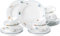 Seltmann 001.762548 Sonate Traditionell Porzellan Teeservice, Rund mit Relief, Mehrfarbig, 18-Teilig