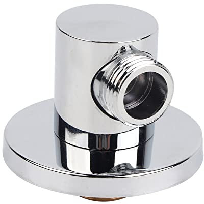 SYH&AQYE Codo de Pared de Ducha de 1/2 , Conector de Manguera de Ducha de 1/2 Pulgadas, Pared de Conector de Manguera de Ducha, Accesorios de Pared de caño de Pared Redonda para baño