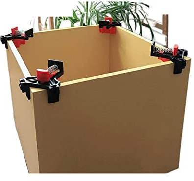 12 Stück Zimmermann rechtwinklige Klemme 60 90 120 Grad rechtwinklige Klemme Befestigungsklammern Holzbearbeitung Winkelklemmen Werkzeug Dropshipping Schraubstock für Werkbank (Größe: 12 Stück Box P