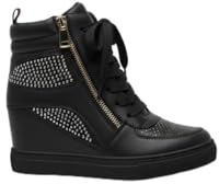 FS QUALITY CONSCIOUS COMPANY hi shoes (Black, UK Footwear Size System, Adult, Women, Numeric, Narrow, 8)