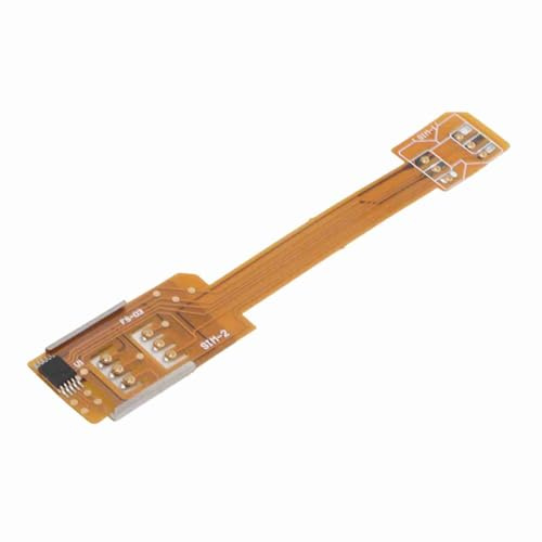 AMONIDA Extender Scheda SIM, Adattatore da Micro SIM a Standard con Supporto per 2 Schede per Smartphone, Tablet, Slot per Schede Doppie, Lunghezza 8,4 Cm