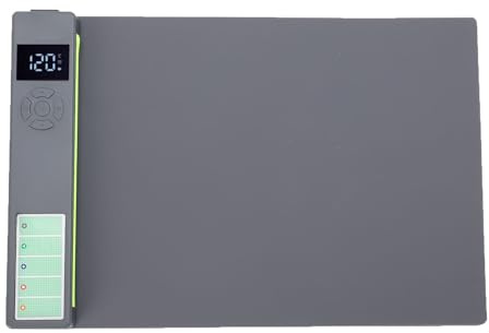 banapoy LCD-skärm Värmedyna, 30-135 ℃ Justerbar LCD-skärm Separator Maskinreparationsverktyg Värmeplatta, Värmematta Skärmborttagare för Smartphone Surfplatta Under 16 Tum (EU)