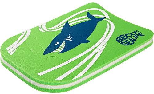 Beco 96060 Unisex Jugend Shark Schwimmbrett, grün, One Size