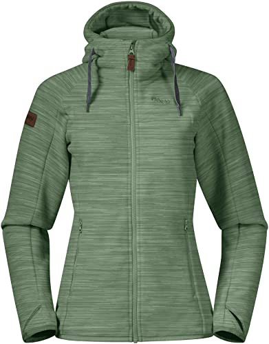Bergans Hareid Fleecejacke Damen grün