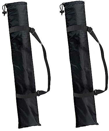 Stativtasche Kordelzug Aufbewahrungstasche,2 Stück Stativ-Tragetasche 23x130cm,Gestänge Transport Tasch,Tragbare Zeltstangentasche,Stativ Lichtständer Tragetasche,für Zeltstangen Lichtständer
