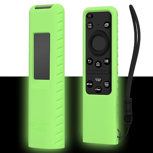 Funda para Mando de Samsung 2023 SolarCell TM2360E BN59-01432J BN59-01432A BN59-01455E, Funda para Mando de Samsung Neo QLED OLED TV TM2361E, Carcasa de Mando (Verde Fluorescente)