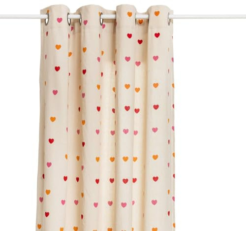 Atmosphera - Romy Beige tryckt barngardin 140x260 cm