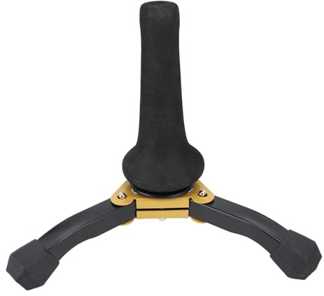 Supporto per Sassofono Soprano, Supporto Pieghevole per Treppiede per Sassofono Supporto Portatile per Evitare Scivolamenti Supporto per Sassofono per Tromba, Oboe, Clarinetto