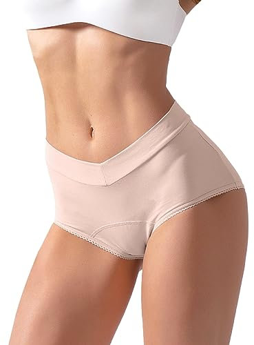 Culotte Menstruelle Culottes Menstruelles Cup Lavable Serviette Hygiénique Grande Taille De Regle Boxer Coton Protection Flux Tres Abondant