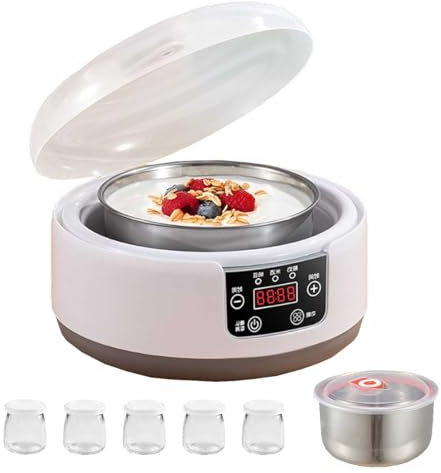 36 Hour Yogurt Maker,Probiotic Yogurt Maker with Temperature Control and 36 Hour Timer,LCD Display with Constant Temperature,Multi-Function Yogurt Machine Use for Yogurt Handmade Lover