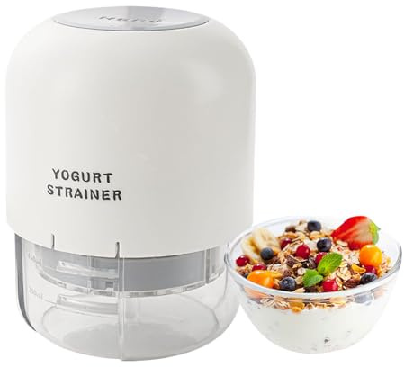Colino a pressione per yogurt, filtro per latte di soia, filtro a rete rimovibile, setaccio per caffè, tè, cucina, salsa di miele, latte, yogurt, succhi