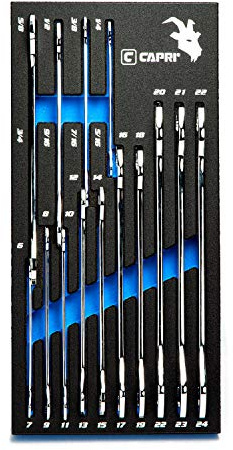 Capri Tools Super-Thin Open End Wrench Set (Master Set), CP11850-14MST