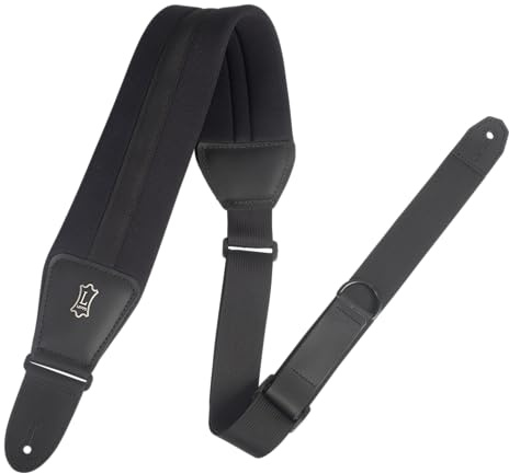 Levy's Leathers gitarrrem Neopren Svart