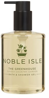 Noble Isle Duschgel | Luxuriöses Bade- & Duschgel für Männer und Frauen | Vegan-freundlich, Echter Duft, Großbritannien in einer Flasche | Hergestellt im Vereinigten Königreich (250ml, Greenhouse)