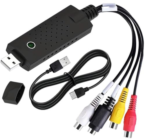 USB2.0 Audio Video Capture Card TV Tuner VHS To DVD Video Capture Converter USB Cable With For Win7/8/XP/Vista