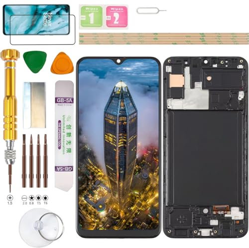 Gadget Troops Kit de repuesto de pantalla LCD (sin huellas dactilares) para Samsung Galaxy A30S SM-A307FN/DS, A307F, A307FN, A307G, A307GN, A307GT