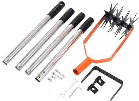 Coltivatore manuale di attrezzi da giardino coltivatore rotante da giardino giardinaggio con calibro calibro per gli appassionati di giardinaggio strumenti di miscelazione coltivatore rotante
