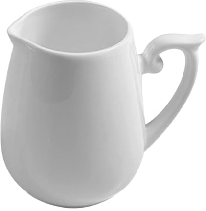 NUOBESTY Jarra de para Leche Lechera Estable y Versátil para Capuchino y Café Diseño Compacto y Fácil de Limpiar para Espumar Leche Casa