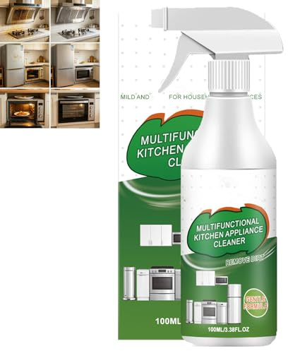 Limpiador multifuncional de electrodomésticos de cocina, aceite pesado para hornos y estufas, limpiador de hornos.r, limpiador de espuma multiusos, cocina todo en uno.n limpiador de (1pcs)