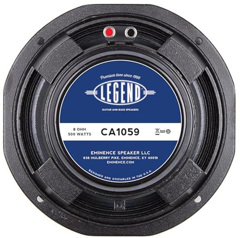 Eminence Legend CA1059 10 Bass Guitar Speaker, 250 Watts at 8 Ohms