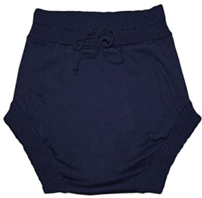 100% lana merino para adultos, tela de punto para pañales, hecha a mano (pequeño, azul oscuro)
