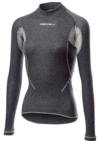 CASTELLI Flanders 2 W Warm Long Sleeve Lencería Ciclismo Mujer Gris S