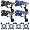 KidsTag Lasertag Set: 4 Laser Pistolen + 4 Laser Tag Weste - Laser Battle Set für Kinder Ab 7 Jahren