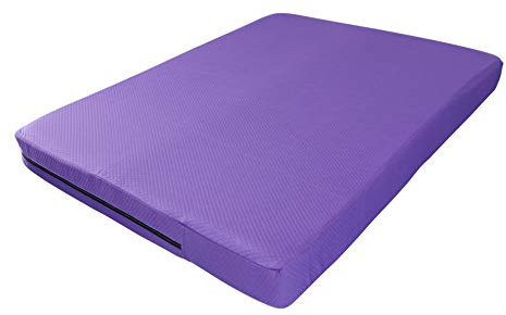 Tumbl Trak Home Practice Mat, 4 ft x 6 ft x 6 in, Soft Pillow Mat, Thick Gymnastics Landing Mat for Home(Purple)