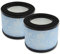PUREBURG Replacement Filter Compatible with Miko Air Purifier (Ibuki),2-Pack H13 HEPA Air Clean Dust High-Efficiency Filter