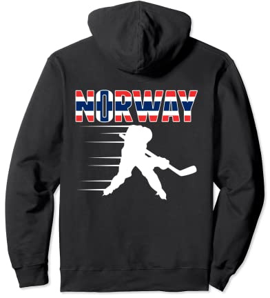 Norway Ice Hockey Lovers Jersey - Norwegian Hockey Team Fans Pullover Hoodie