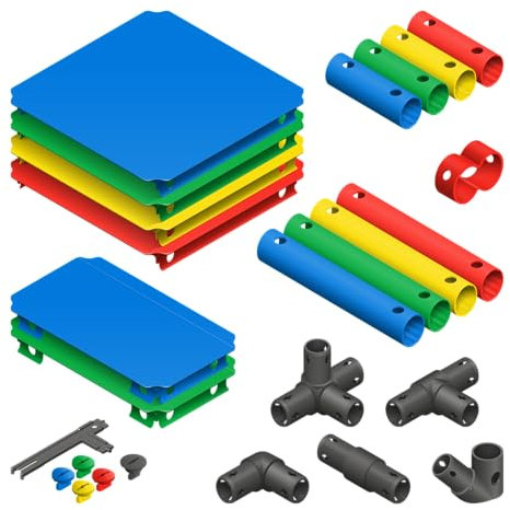 Quadro Upgrade Kit – Erweiterungsset für Klettergerüste und Stufenmodelle, ab 6 Monaten je nach Aufbau, Indoor/Outdoor, UV-stabil, Made in Germany