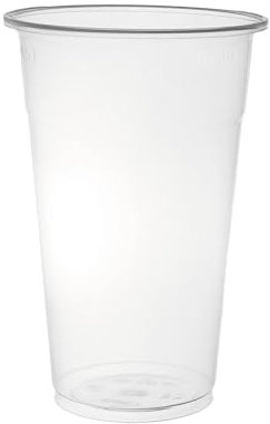 daybays Plastikbecher Transparent 0,5l Bierbecher, 50 Stk. Trinkbecher, Einwegbecher Kunststoffbecher, Einweg Plastik Party Becher, Ausschankbecher (50)