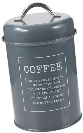 Cabilock Caja Hermética Para Almacenamiento De Cocina Recipiente De Metal Duradero Para Té Suelto y Otros Small Teas Diseño Simple y Práctico