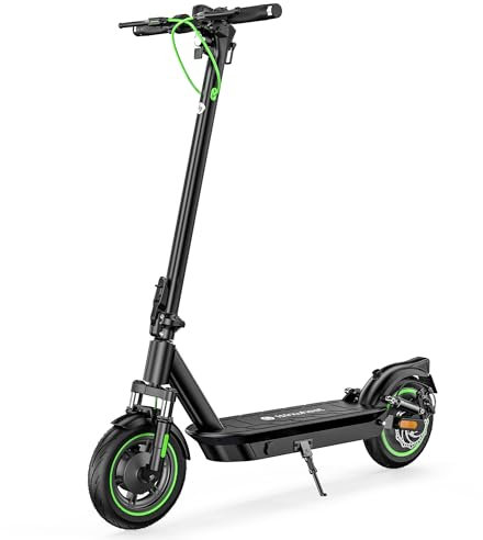 E Scooter mit Straßenzulassung, 15Ah Max 60KM Reichweite E-Scooter mit Blinker, 10 Zoll Elektroroller mit Dämpfung und APP, Faltbarer Electric Scooter bis 120KG, E Roller Erwachsene für Pendeln