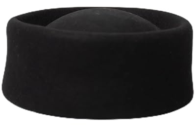 Genérico Beret Boina Estampada de Fieltro 100% Lana for otoño e Invierno. Tipo Pan/Calabaza for Mujer. Sombrero Pillbox Pintor for Hombre y(Color06)