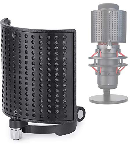 HyperX QuadCast Microphone Windscreen - Mic Pop Filter Mic Shield Mask Three Layers Metal Foam Pop Screen Compatible with HyperX QuadCast S Mic by YOUSHARES