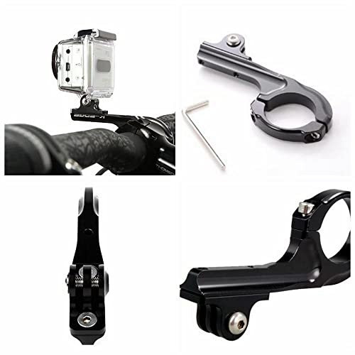 NASHnal Camera Motorcycle Mount, Handlebar Mount Clip for Bike Bicycle Moto Motorcycle Handlebar, Compatible with Gopro Hero 9 8 7 6 5 4 Session Fusion 3+ 3, and other Action Cameras