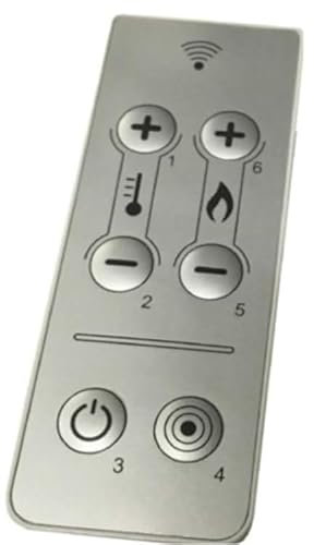 FIGEVIDA Telecomando INFRAROSSI 6 Pulsanti per SCHEDE MICRONOVA delle STUFE A Pellet - Distanza 8 MT