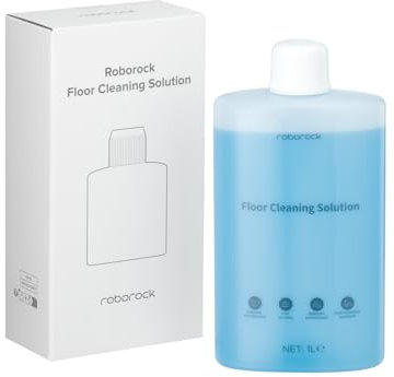 roborock 1L Original Reinigungsmittel für roborock S/Saros/Qrevo/Q-Serie Saugroboter und Flexi/F-Serie Nass- & Trockensauger, Bodenreiniger Mittel, Keine Schaumbildung und Schlieren, Konzentrat